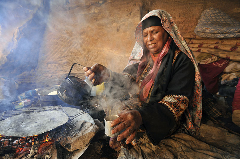 Beduin woman in Petra